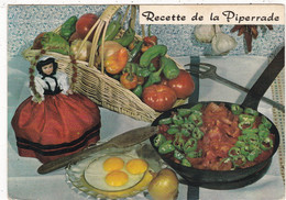 RECETTES DE CUISINE.." LA PIPERRADE DU BEARN " .RECETTE D'EMILIE BERNARD. N° 25 - Recettes (cuisine)