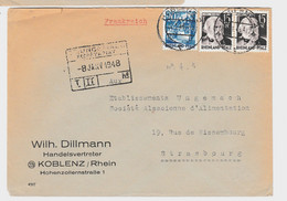 Allemagne > [4] Occupation Alliés > Zone Française Rhénanie N°5(X2) +N°7  /   Le 8 JANVIER 1948  En L'état //peu Commun - Rijnland-Palts