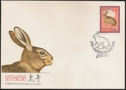 Macau Macao Chine FDC 1987 - Ano Lunar Do Coelho - Chinese New Year - Year Of The Rabbit - MNH/Neuf - FDC