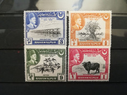 FRANCOBOLLI STAMPS INDIA BAHAWALPUR 1949 MNH** NUOVI SERIE COMPLETE  25 ANNI ANNIVERSARY REGNO SADEQ MOHAMMAD KHAN - Bahawalpur