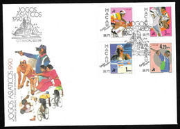 Macau Macao Chine FDC 1990 - XI Jogos Olimpicos Pequin - The 11th Asian Games, Beijing - MNH/Neuf - FDC