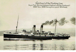 Nightboat Of The Flushing Line. Royal Mail Service Between England & The Continent. - Andere