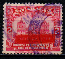 NICARAGUA - 1936 - Leon Cathedral Red Band - USATO - Nicaragua