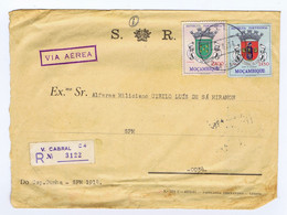 23M4) Portugal Envelope 1964 S. P.M Vila Cabral Militar> Alferes Miliciano Cirilo Miramon Guerra Colonial Moçambique - Africa Portoghese