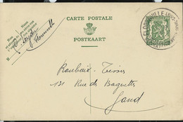 Entier; Obl. : FLORENVILLE - Visitez Florenville - Orval - Chiny  Du 21/03/1937 - Landelijks Post