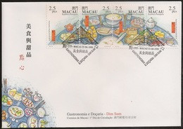 Macau Macao Chine FDC 1999 - Gastronomia E Doçaria - Dim Sum -  Dim Sum - MNH/Neuf - FDC