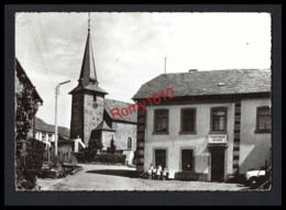 ESPELER. ( Burg - Reuland) Photo Lander Restaurant Chez Jos Kléis, Eglise, Animation. Circulé. Scan Recto/verso. - Burg-Reuland