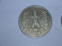 ALEMANIA. 5 MARCOS 1978 D (7956) - 5 Mark