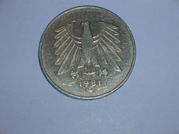 ALEMANIA. 5 MARCOS 1981 G (7970) - 5 Mark