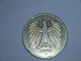 ALEMANIA. 5 MARCOS 1983 G (7978) - 5 Mark