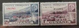 Inini 1944 / Yvert N°57-58 / * - Unused Stamps