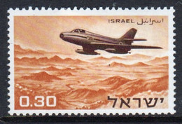 Israel 1967 Single 30a Stamp From The Independence Day Set Showing Plane In Unmounted Mint - Nuovi (senza Tab)