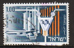 Israel 1968 Single 1£1 Stamp From The Exports Set Showing Plane In Fine Used - Gebruikt (zonder Tabs)