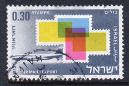 Israel 1968 Single 30a Stamp From The Exports Set Showing Plane In Fine Used - Used Stamps (without Tabs)