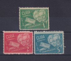 1945-109 CUBA REPUBLICA 1945 MNH RETIRO DE COMUNICACIONES - Nuevos