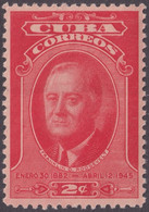 1947-243 CUBA REPUBLICA 1947 MNH FRANKLIN DELANO ROOSEVELT - Nuevos