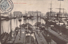 CPA Anvers - Bassins De La Douane - Bateaux - Péniches - Oblitéré à Antwerpen En 1911 - Antwerpen