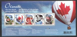 2011 Canadian Pride - O Canada Definitives Souvenir Sheet Of 5 Different Sc 2418 MNH - Ungebraucht