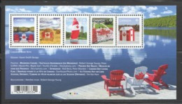 2013Canadian Pride - Flag  Souvenir Sheet Of 5 Different Sc 2611 - Unused Stamps