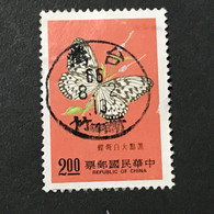 ◆◆◆ Taiwán (Formosa) 1977  Protected Butterflies ,   Sc#2050  ,  $2  USED   AC3044 - Usati
