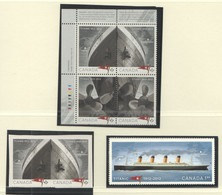 2012 Titanic  Sheet And Booklet Stamps Sc 2531-4, 2536-8  MNH - Nuevos