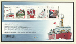 2012 Candian Pride Flag Over Various Items Souvenir Sheet  + Booklet Strip Sc 2498-2503  MNH - Unused Stamps