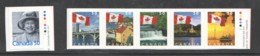 2004  Flag Over Various Sceneries Strip Of 5 From Booklet, Qn Elizabeth $0,50 Definitive Sc 2075-80 MNH - Ungebraucht