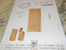 ANCIENNE PUBLICITE BRIQUET VINCI DE  FLAMINAIRE 1965 - Autres & Non Classés