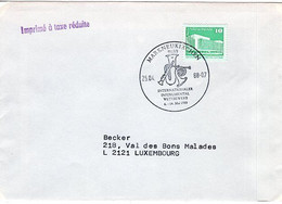 52337 - DDR - 1988 - 10Pfg Kl.Bauten EF A DrucksBf MARKNEUKIRCHEN - ... INSTRUMENTAL-WETTBEWERB -> Luxemburg - Música