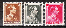 427** + 480** + 528**  Leopold III Col Ouvert - Série Complète - MNH** - LOOK!!!! - Unused Stamps