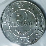 Bolivia - 50 Centavos, 2010, BU, KM# 216 - Bolivia