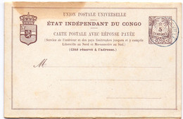 Briefkaart Carte Postale - Etat Indépendant Du Congo - 5 Centimes - Autres & Non Classés