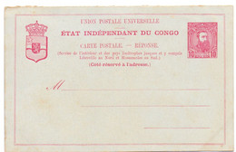 Briefkaart Carte Postale - Etat Indépendant Du Congo - 10 Centimes - Otros & Sin Clasificación