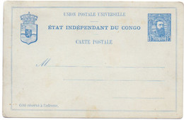 Briefkaart Carte Postale - Etat Indépendant Du Congo - 15 Centimes - Other & Unclassified