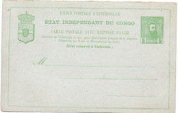 Briefkaart Carte Postale - Etat Indépendant Du Congo - 5 Centimes - Altri & Non Classificati