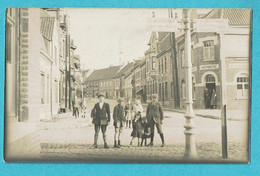 * Staden (West Vlaanderen) * (Carte Photo - Fotokaart) Ieperstraat, Rue D'Ypres, Herberg, Café, Animée, TOP, Zeldzaam - Staden