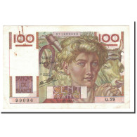 France, 100 Francs, Jeune Paysan, 1946, 1946-01-17, TTB+, Fayette:28.2, KM:128a - 100 F 1945-1954 ''Jeune Paysan''
