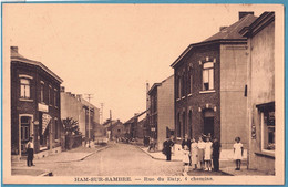 CPA Ham Sur Sambre Rue Du Baty, 4 Chemins - Jemeppe-sur-Sambre