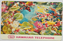 Hawaii GTE Card 3 " Kou Fish And Flowers " MINT - Hawaii