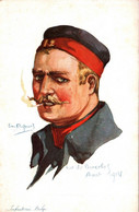 Illustration Emile Dupuis - Infanterie Belge - Fort De Boncelles En Août 1914 - Carte Nos Alliés N° 5 Non Circulée - Dupuis, Emile