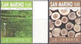 San Marino 2011 Europa CEPT Forests Set Of 2 Stamps Mint - Neufs