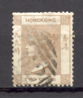 Hong Kong, 1865, Queen Victoria, 2 C., Used, Michel 8 - Altri & Non Classificati