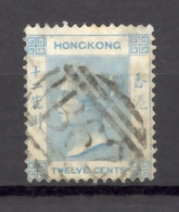 Hong Kong, 1865, Queen Victoria, 12 C., Used, Michel 12a - Autres & Non Classés