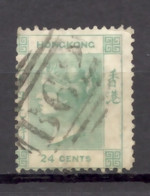 Hong Kong, 1865, Queen Victoria, 24 C., Used, Michel 13 - Autres & Non Classés