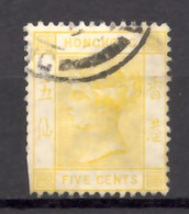 Hong Kong, 1900, Queen Victoria, 5 C., Used, Michel 57 - Sonstige & Ohne Zuordnung