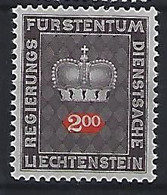 Liechtenstein 1968-69  Official (*)  MM Mi.56 - Service