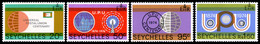 Seychelles, 1974, UPU Centenary, Universal Postal Union, United Nations, MNH, Michel 322-325 - Seychelles (...-1976)