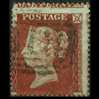 G.B. 1854 - Scott# 8 Queen Shift 1p Used - Usati