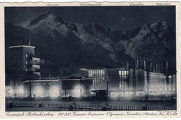 52561 - Deutsches Reich - 1936 - Garmisch-Partenkirchen Kunsteis-Stadion Bei Nacht (rs. Oben Klebespuren) - Olympische Spelen