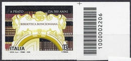 Italia / Italien 2022 Biblioteca Bodoniana Con Codice A Barre / Mit Strichkode - Bar Codes